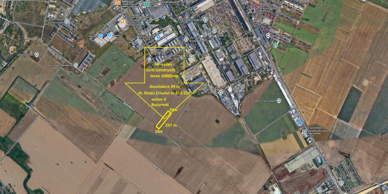 Teren Intravilan Construibil 10000 mp sector 4 Berceni București