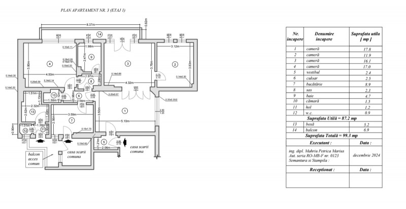VAND 4(5) CAMERE ZONA DECEBAL-CALARASI
