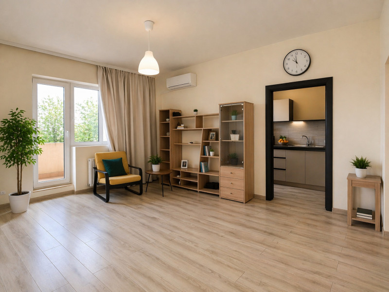  Închiriez studio ultra-elegant pe Calea Văcărești – design modern și confort 