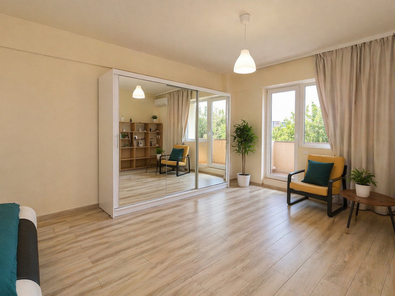  Închiriez studio ultra-elegant pe Calea Văcărești – design modern și confort 