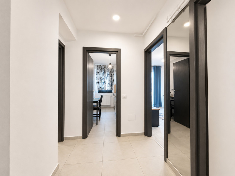 NOVUM GROZAVESTI | 2 camere | 52,7 mp total | etaj 9 | balcon generos