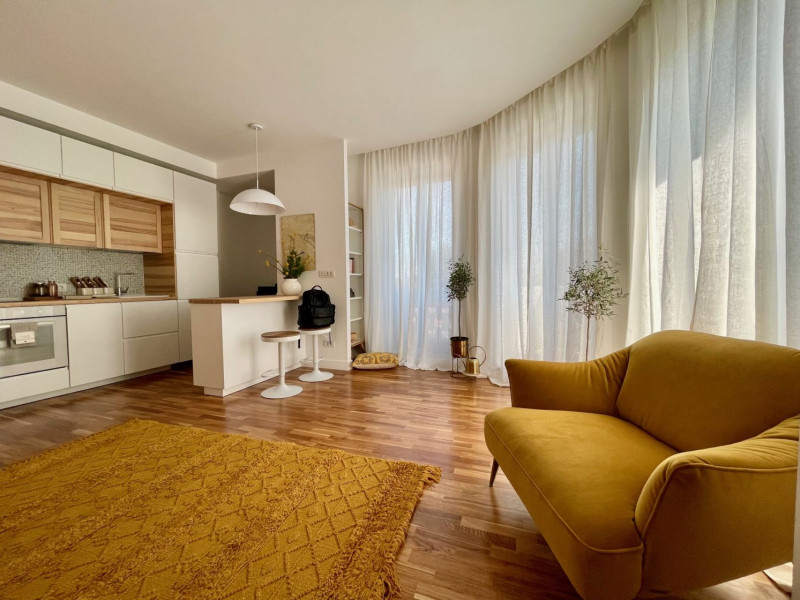Remarcabil apartament modern de 2 camere intr-o cladire simbol a Bucurestiului